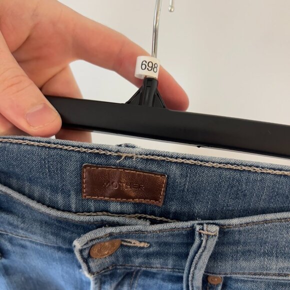 698 Mother Denim The Mid Rise Dazzler Ankle in Home Before Dawn Size 25 - Picture 6 of 10